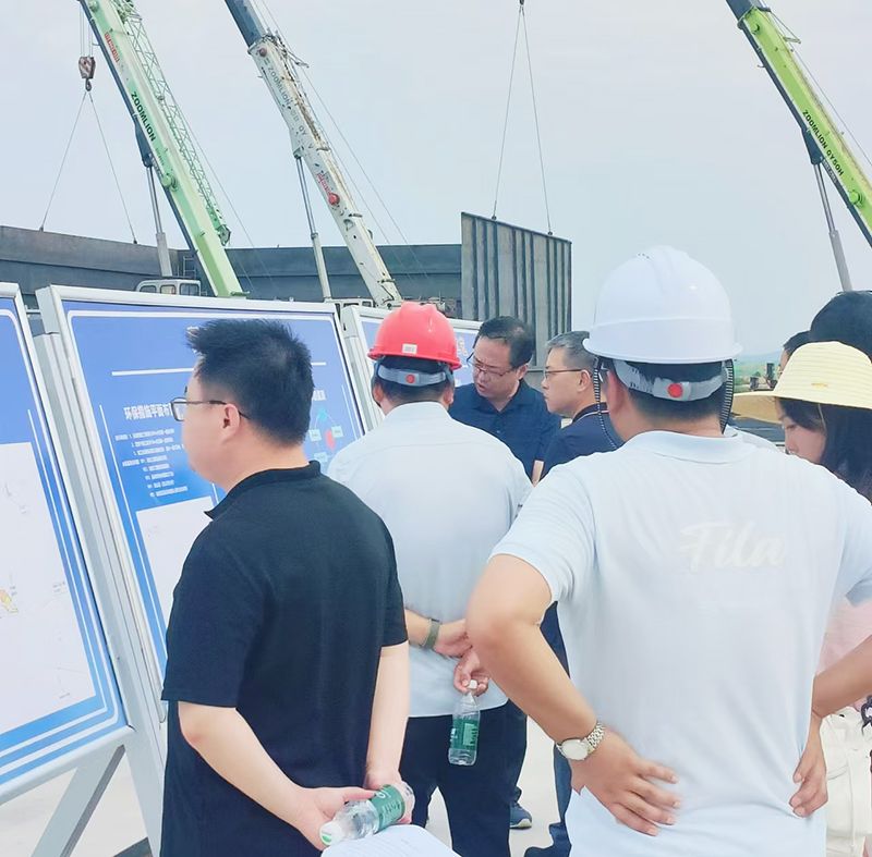 熱烈歡迎(ying)各領導視詧我司承建的南漪湖(hu)汚水處(chu)理(li)項目